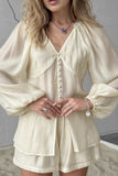 Elegant Button-Front Blouse