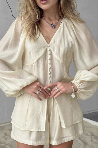 Elegant Button-Front Blouse