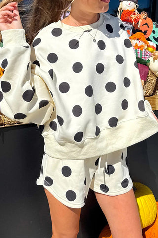 Polka Dot Cozy Short Set