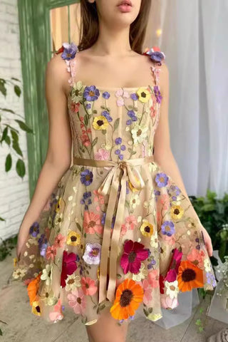 Floral Embroidered Sundress