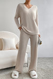 Ribbed Knit Lounge Set