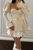Chic Off-Shoulder Casual Dress