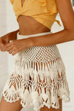 Crochet Tassel Mini Skirt