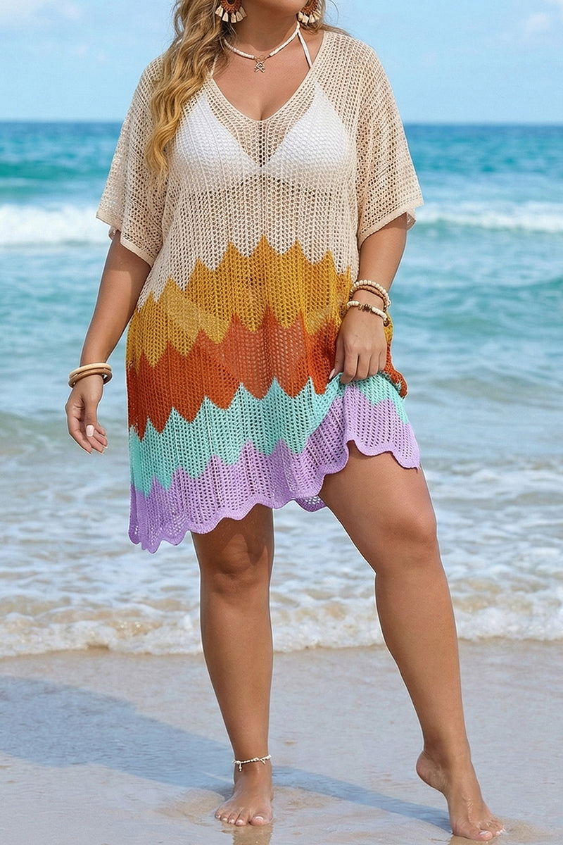 Relaxed Crochet Cover-Up Dress