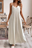 Relaxed Fit Maxi Dress with Straps