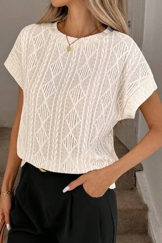 Patterned Short Sleeve T-Shirt