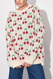 Cherry Pattern Sweater