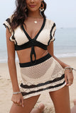 Crochet Skirt Set Beachwear