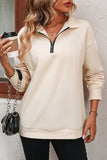 Stylish Quarter-Zip Sweatshirt