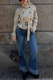Double-Breasted Belted Jacket