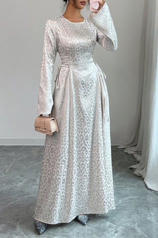 Elegant Long-Sleeve Maxi Dress