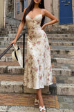Floral Print Slip Dress