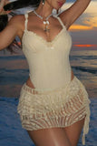 Elegant Bikini Set with Ruffle Accents