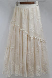 Elegant Tiered Maxi Skirt