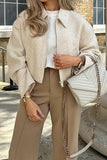 Cropped Textured Blazer