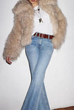 Plush Faux Fur Jacket