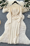 Flowy Knit Casual Dress
