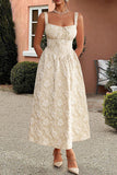 Floral Lace Evening Dress