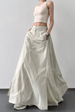 Sleek Maxi Skirt with Side Pockets