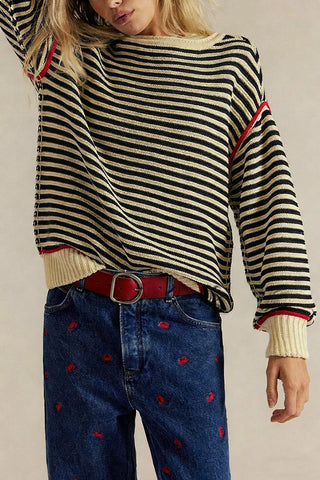Striped Oversized Sweater