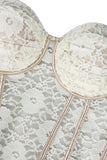 Lace Detail Bustier Top