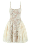 Elegant Lace Midi Dress
