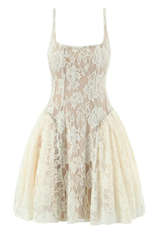 Elegant Lace Midi Dress