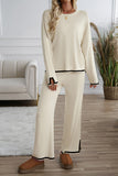 Trim-Accent Lounge Pants Set