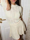 Eyelet Knit Skirt Set