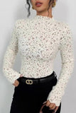 Lace Long-Sleeve Blouse