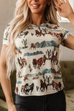 Western-Inspired Graphic Shirt