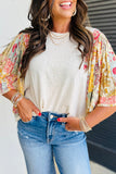 Floral Kimono Sleeve Tee