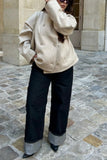 Chic Buttoned Double-Breasted Jacket