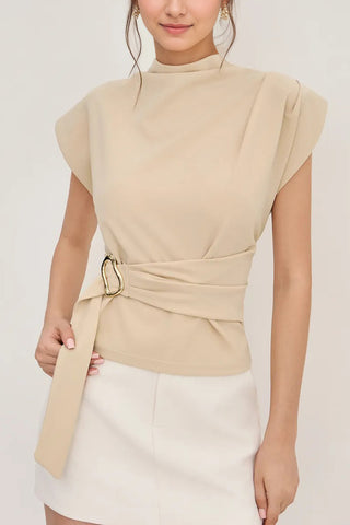 Chic Belted Tank Top