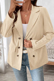 Tailored Button-Up Corduroy Blazer