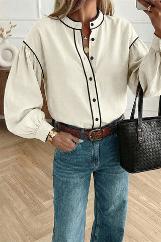 Chic Button-Front Blouse