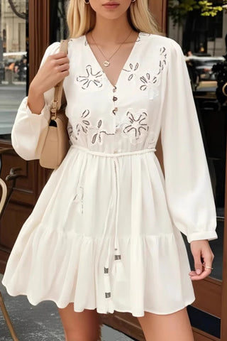 Casual Floral Mini Dress