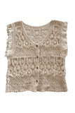 Crochet Lace Sleeveless Top