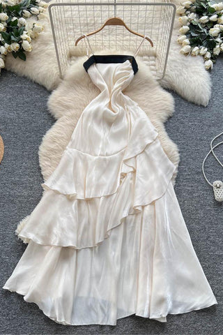 Layered Ruffle Casual Dress