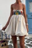 Floral Mini Casual Dress
