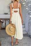Sleeveless Cutout Sundress