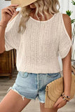 Cold Shoulder Lace Top