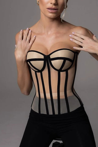 Strapless Bustier Cami Top