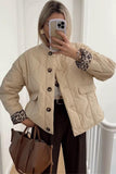 Quilted Button-Up Jacket