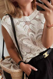 Sleeveless Crochet Tank Top