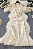 Sleeveless Pleated Midi Dress