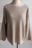 Off-Shoulder Knit Sweater