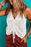 Crochet Knit Sleeveless Top