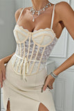 Lace Detail Corset Top