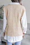 V-Neck Knit Vest